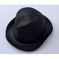 Lauren Ralph Lauren womens fedora straw hat buckle one  $58 nwt black 20204166852 eb-89288032